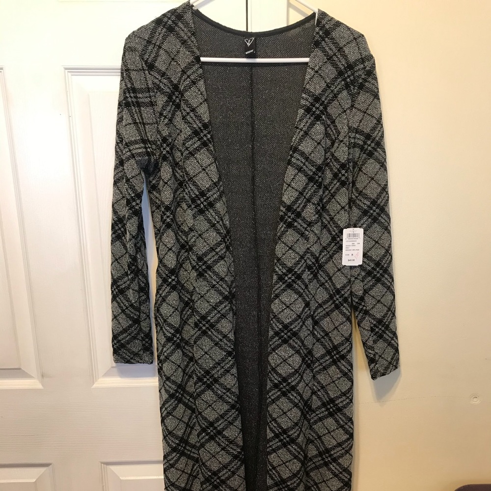 windsor plaid gray and black dress